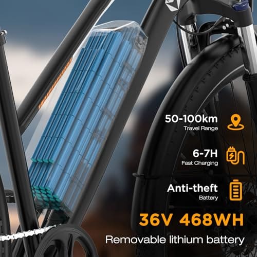 HITWAY E-Trekkingrad 28 Zoll — Ansicht 3