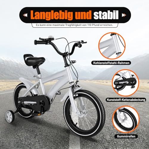 MIUKYUI Kinderfahrrad 14 Zoll — Ansicht 3